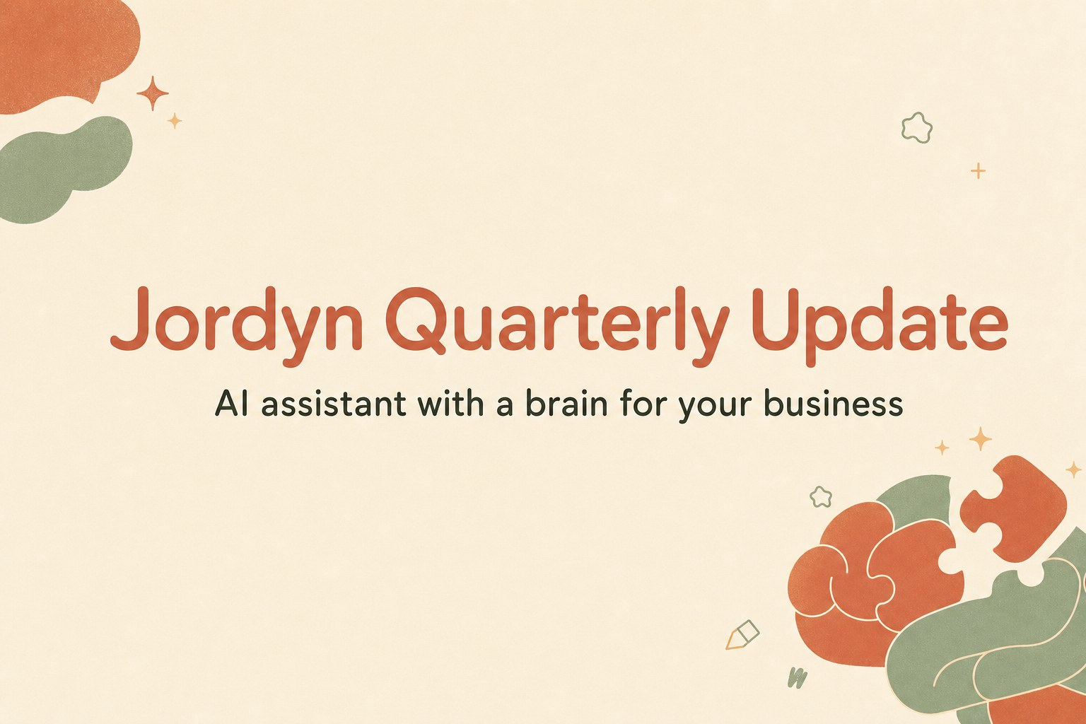 A software pitch — page 1